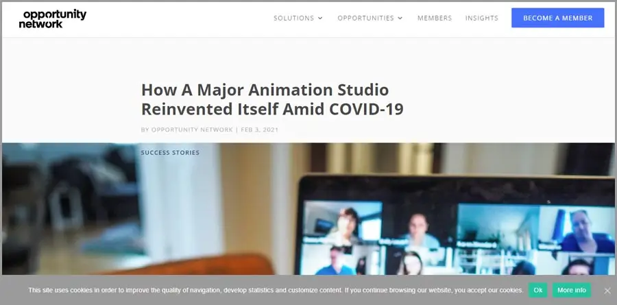 Opportunity Network features Toonz