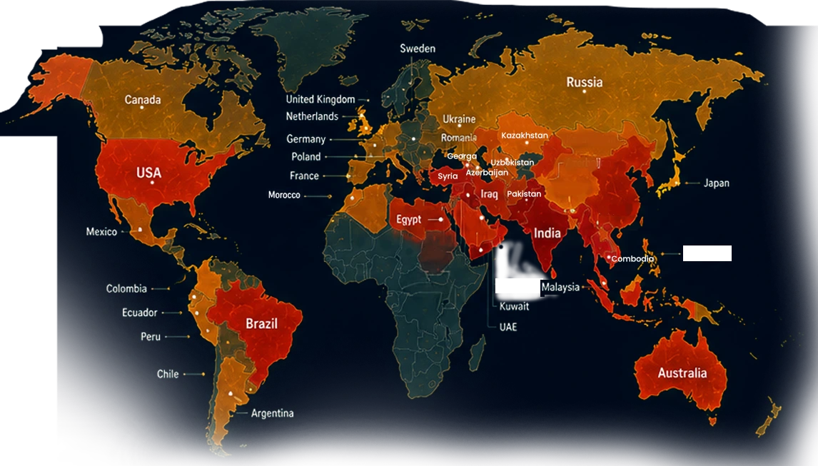 Global Heatmap Map